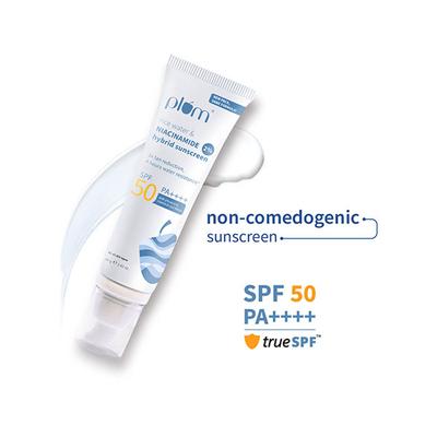 Plum 2% Niacinamide Hybrid Sunscreen With Physical & Chemical Sun Filters 80 gm - Face Sunscreen