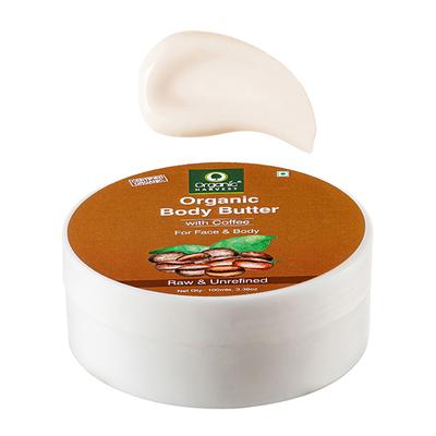 Organic Harvest Coffee Body Butter Cream for Women, Deep Moisturizing Cream for Dry Face & Body Skin, Sulphates & Parabens Free 100 gm - Shower Gels & Body Wash