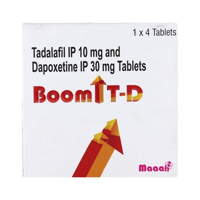 BOOMIT D Tablet 4's - Impotence/Erectile Dysfunction (Ed)