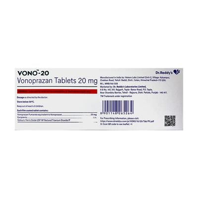 VONO 20 Tablet 10's - General-P