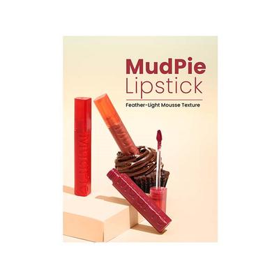 Swiss Beauty Mudpie Lipstick-Lush Peach 3 gm - Lipsticks