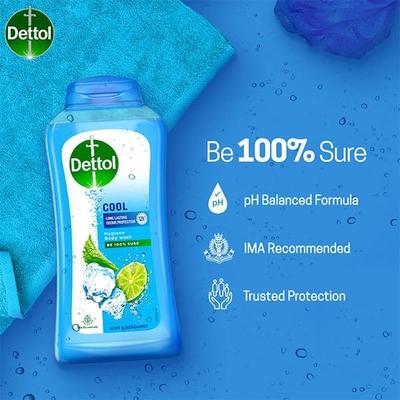 Dettol Long Lasting Hygiene Body Wash - Cool 250 ml - Shower Gels & Body Wash