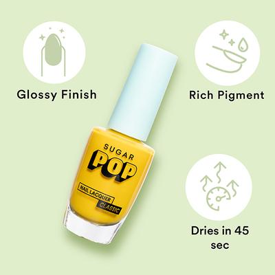 SUGAR POP Nail Lacquer 04 Hello Yellow 10 ml - Nail Polish