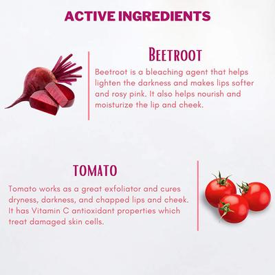 Aegte Organics Lip and Cheek Tint Balm (Rosy Pink) 15 gm - Lip Stains & Tints