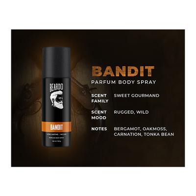 Beardo Perfume Body Spray Combo (Bandit 120 ml + Don 120 ml + Whisky Smoke 120 ml) - Men Perfumes (Edt/Edp)