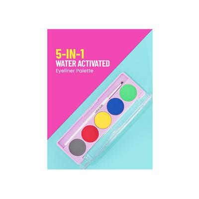 Swiss Beauty Colourplay Water Liner Palette-Neon Party 5 gm - Eyeliners