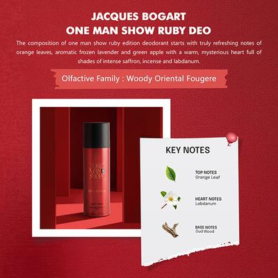 Jacques Bogart One Man Show Ruby Deodorant Spray 200 ml - Deodorants/Roll-Ons