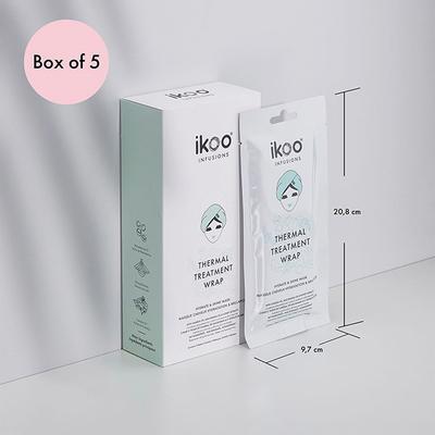 Ikoo Infusions - Thermal Treatment Wrap, Hydrate & Shine (Pack Of 5) 175 gm - Hair Treatment