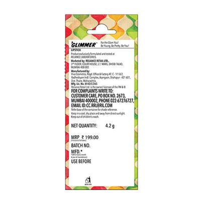 GLIMMER MATTE LIPSTICK SIMPLY NUDE 4.2 gm - Lipsticks