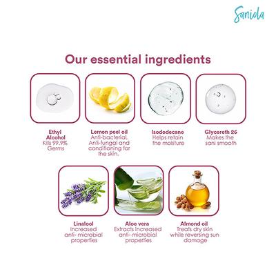 Saniola Hand Sani Floral Bomb 38 ml - Hand Sanitizer