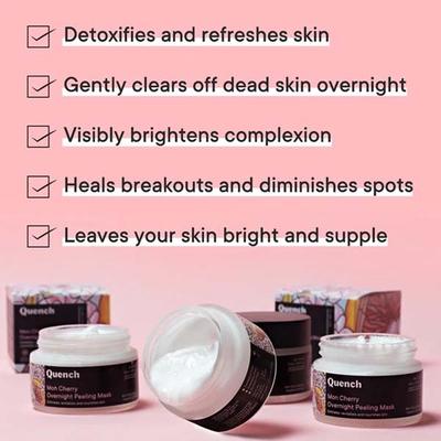Quench Botanics Mon Cherry Overnight Peeling Mask 50 ml - Masks & Peels
