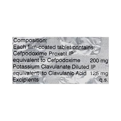 Doxcef CV 200mg Tablet 10'S - Bacterial Infections-Cep