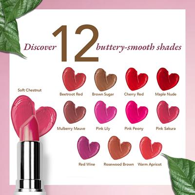 Organic Harvest Moisture Matte Lipstick - Soft Chestnut 4 gm - Lipsticks