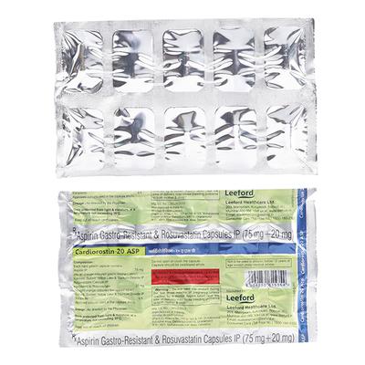 CARDIOROSTIN 20 ASP Capsule 10's - High Cholesterol-Dys