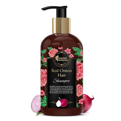 ORIENTAL BOTANICS RED ONION HAIR GROWTH SHAMPOO 300ML+RED ONION HAIR MASK 200ML+99% ALOE VERA FRESH SOOTHING GEL 100M 1's - Shampoos