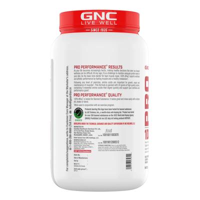 GNC Pro Performance 100% Whey Protein Powder - Mawa Kulfi 0.907 kg - Whey Proteins