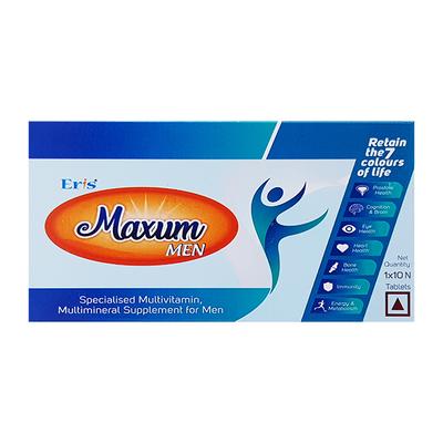 MAXUM MEN Tablet 10's - Supplements-Vam