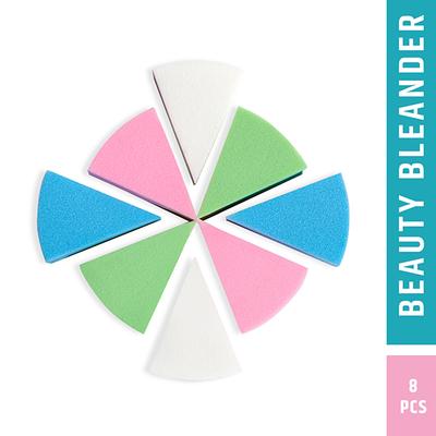 Insight Cosmetics Beauty Blender Sponge Applicator Multicolor 8's - Sponges & Applicators