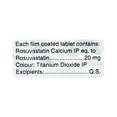 Coltro 20mg Tablet 10'S - High Cholesterol-Dys