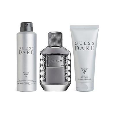 Guess Dare Men Gift Set (Eau de Toilette 100ml + Shower Gel 200ml + Body Spray 170g) 1's - Men Perfumes (Edt/Edp)