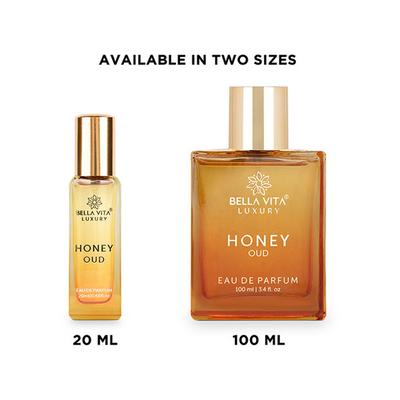 Bella Vita Organic Honey Oud Eau De Perfume Unisex 20 ml - Women Perfumes (Edt/Edp)