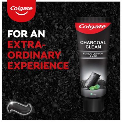 Colgate Charcoal Clean Toothpaste - Bamboo Charcoal & Mint 120 gm - Toothpaste