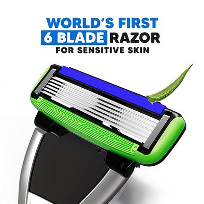 Letsshave Trial Pack For Men With Shave Foam (Razor With 3 Premium Blades)+Shave Foam 1's - Razors & Cartridges