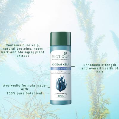 Biotique Anti Hair Fall Shampoo - Ocean Kelp 120 ml - Shampoos