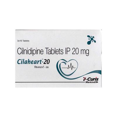 CILAHEART 20 Tablet 15's - Hypertension-Cal