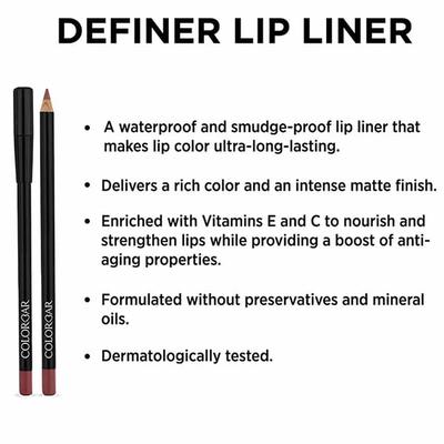 Colorbar Lip Definer Lip Liner Pencil Dlln001 1.45 Gm - Lip Liners