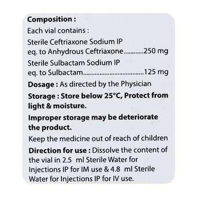 OMISAFE PLUS 375mg Injection 1's - Bacterial Infections-Cep