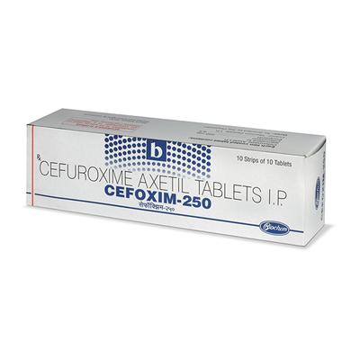 Cefoxim 250mg Tablet 10'S - Bacterial Infections-Cep