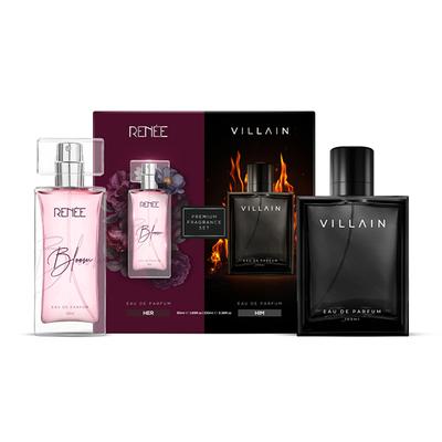 Renee X Villain Eau De Parfum Premium Fragrance Set Bloom 50ml And Classic 100ml 3's - Women Perfumes (Edt/Edp)