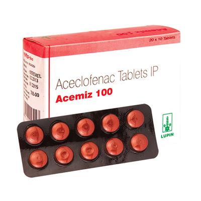 Acemiz 100mg Tablet 10'S - Pain relief-Nsa