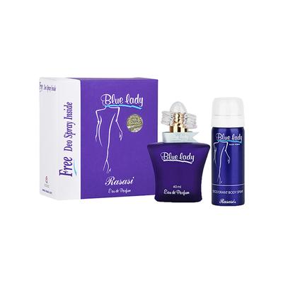 Rasasi Blue Lady Eau De Parfum for Women 40 ml - Women Perfumes (Edt/Edp)