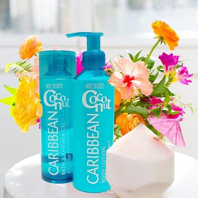 MADES Body Resort Clear Blue Pet Bottle Body Lotion 250 ml - Lotions & Creams