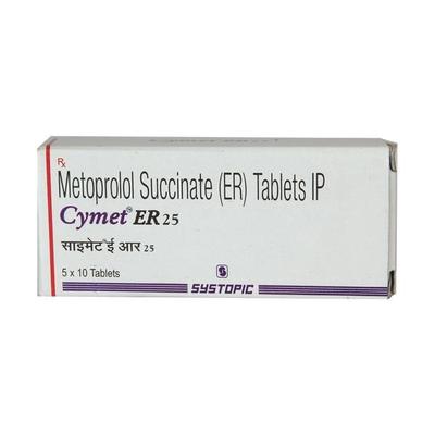 Cymet ER 25mg Tablet 10'S - Hypertension-Bet