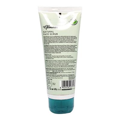Glimmer Natural Face Scrub Rose 100 gm - Face Scrubs