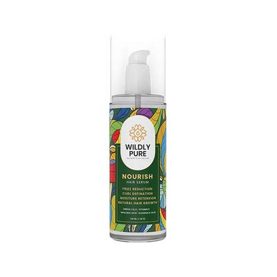Wildly Pure Nourish Natural Hair Serum for Dry, Frizzy & Curly Hair Rich in Omega 3,9 & 6 100 ml - Hair Serums