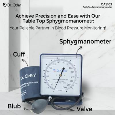 Dr. Odin Aneroid Sphygmomanometer Table Top (OAS-103) 1's - Health Monitors And Equipment