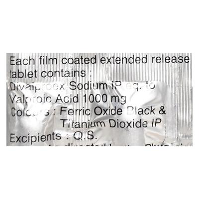 Divaa OD 1000 Tablet 10 'S - Epilepsy/Convulsion-Ant