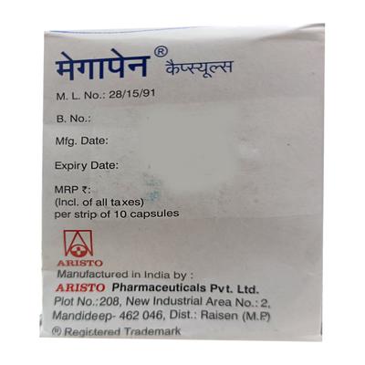 Megapen Capsule 10'S - Bacterial Infections-Pen