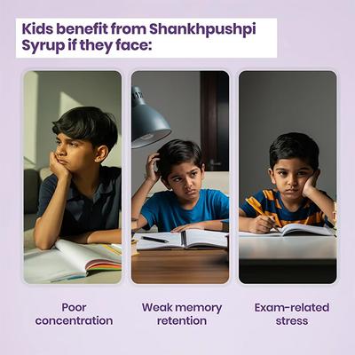 BabyOrgano Shankhpushpi & Brahmi Brain Booster Syrup for Kids 200 ml - Baby And Infant Supplements