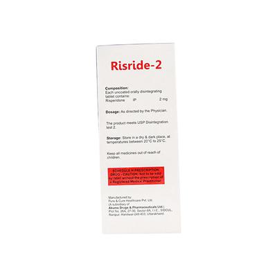 RISRIDE 2 Tablet 10's - Schizophrenia-Aps