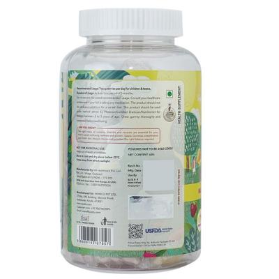 Qaadu Kids Calcium & Vitamin D Gummies 60's - Multi-Vitamins