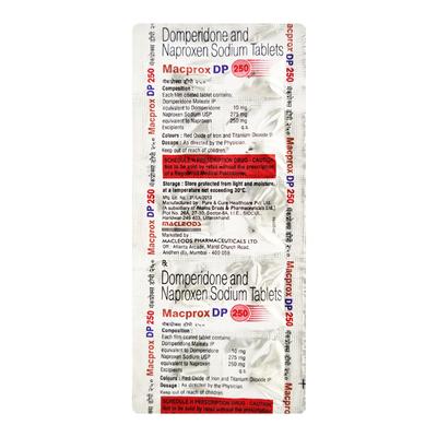 Macprox DP 250mg Tablet 10'S - Migraine