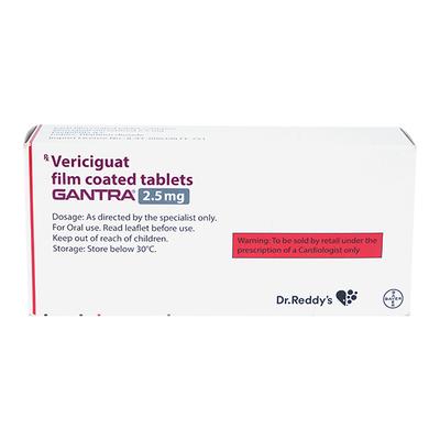 GANTRA 2.5mg Tablet 14's - Heart Failure-Car