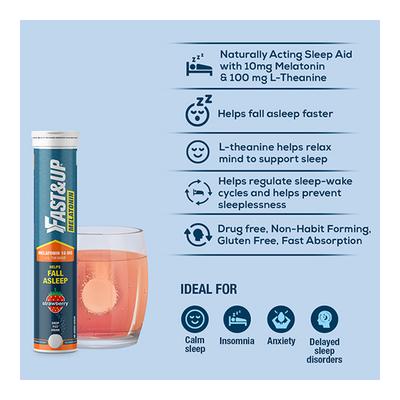 Fast&Up Melatonin Tablet - Strawberry 20's - Mental Health