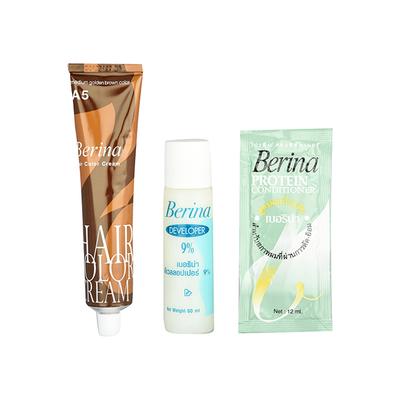 Berina A5 Medium Golden Brown Hair Color Cream 60 gm - Crème