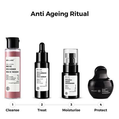 Brillare Hyaluronic Acid Face Serum For Dry, Ageing Skin 30 ml - Face Serum